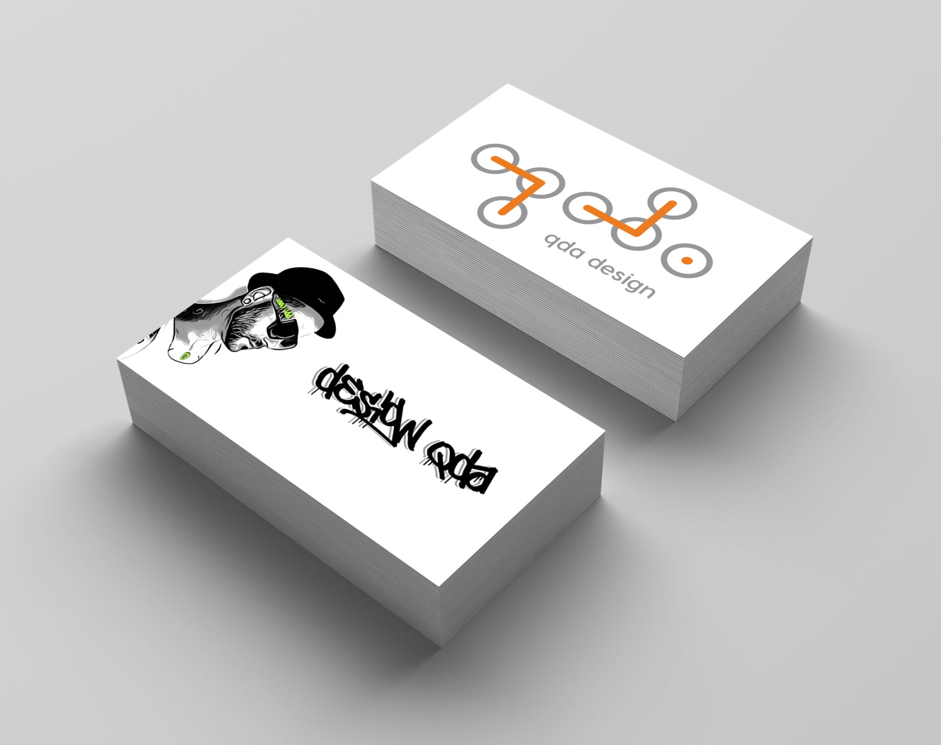 qda design visitenkarte mit logo qda design frühere versionen