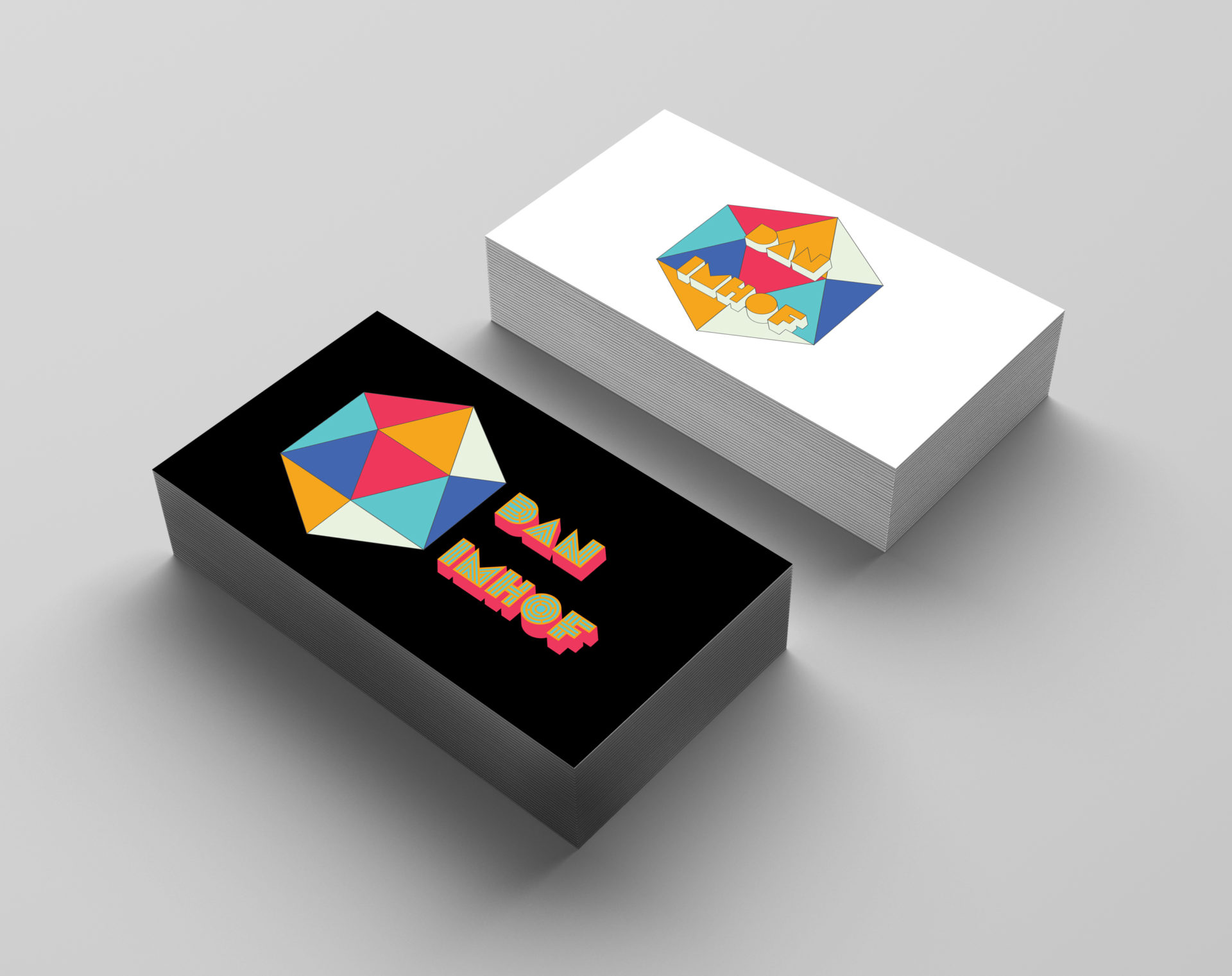 qda design visitenkarte mit logo dan imhof visitenkarte