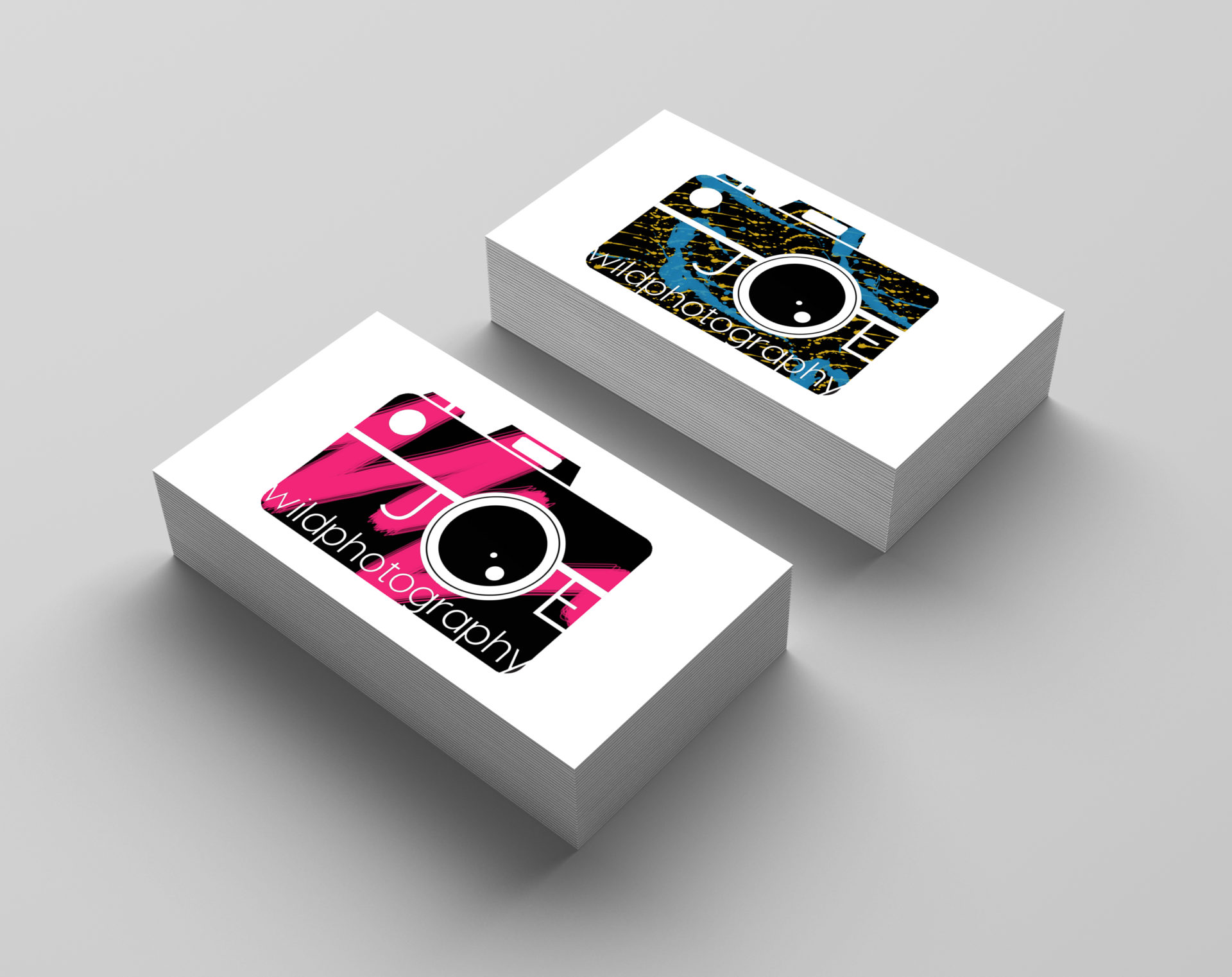 qda design visitenkarte mit logo joe wild photography