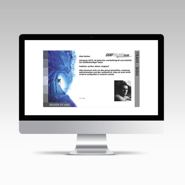 qda design portfolio: referenz webseite adobe flash